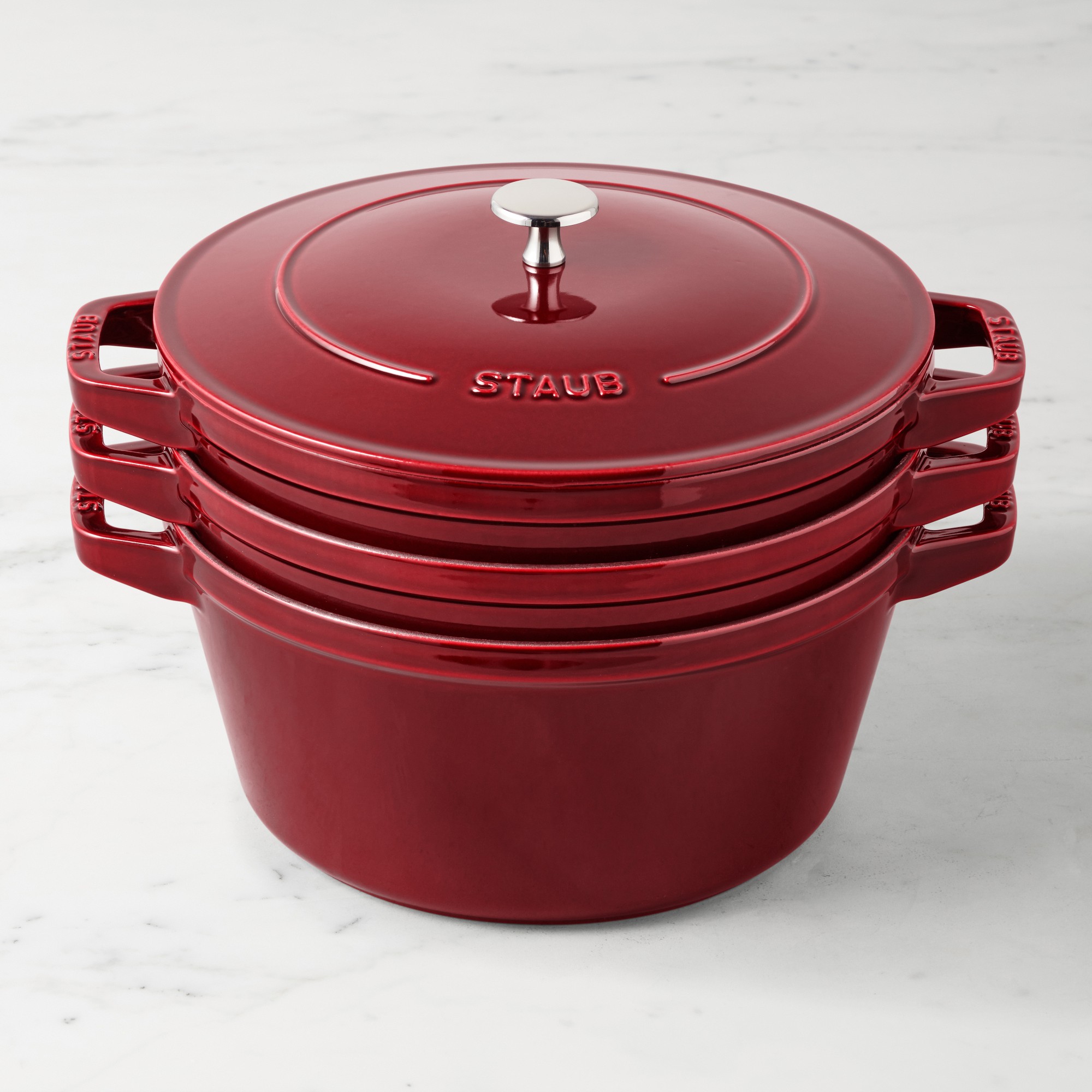 Stacked for Success: Staub’s 4-Piece Cookware Set Is a Space-Saving Dream