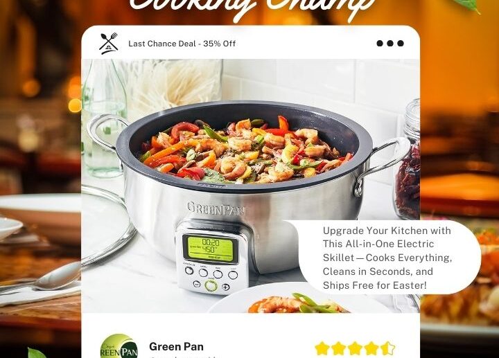 From Stir-Fries to Stews GreenPan’s Versatile Skillet Is Now on 35% Sale