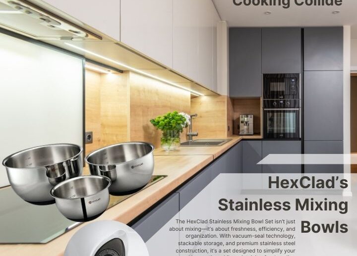 Seamless Meal Prep & Storage—Discover the HexClad Mixing Bowl Advantage